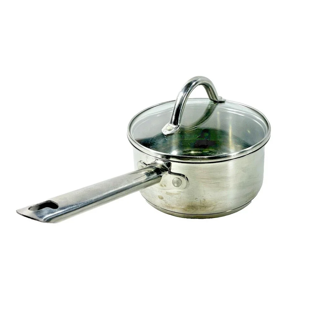 Wolfgang Puck's Cafe Collection 2 Qt 18/10 Stainless Steel Saucepan with Lid